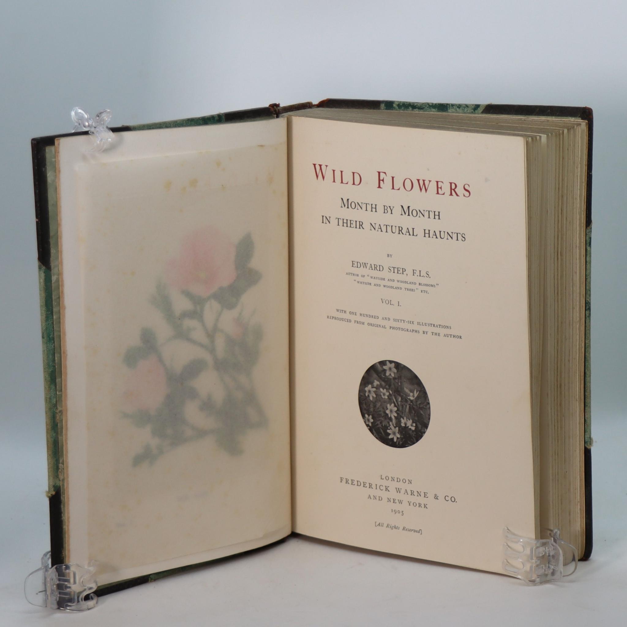 Wild Flowers Month by Month. Volume I & II. Frost Books and Artifacts