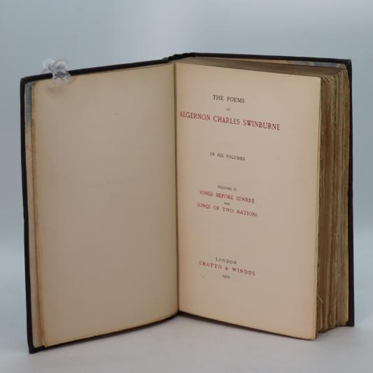 Swinburne's Poems. Volumes I, II, III, IV, V & VI. - Image 4