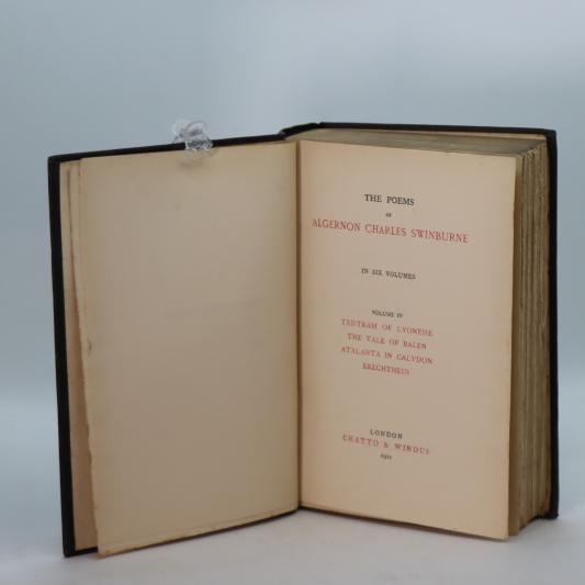 Swinburne's Poems. Volumes I, II, III, IV, V & VI. - Image 6