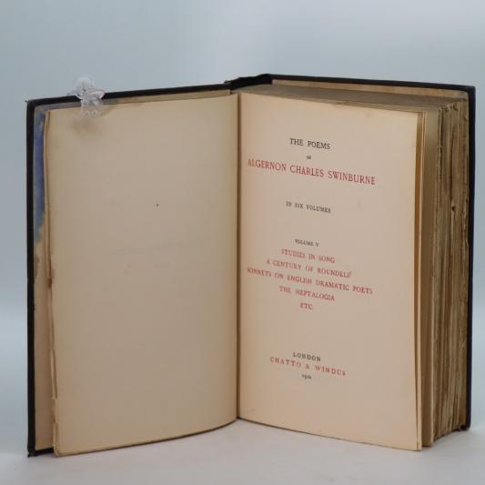 Swinburne's Poems. Volumes I, II, III, IV, V & VI. - Image 7