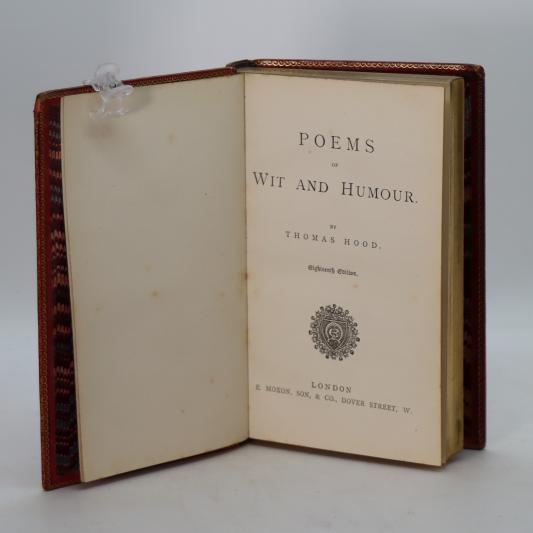 Hoods Poems. Whims and Oddities. Wit and Humour. Three Volume set. - Image 5