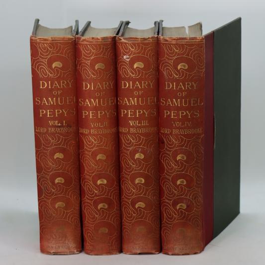 Diary of Samuel Pepys. Volumes I, II, III & IV.