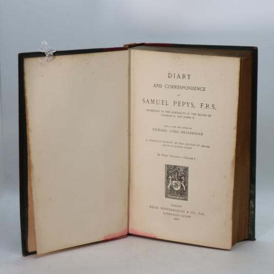 Diary of Samuel Pepys. Volumes I, II, III & IV. - Image 3