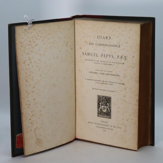 Diary of Samuel Pepys. Volumes I, II, III & IV. - Image 6