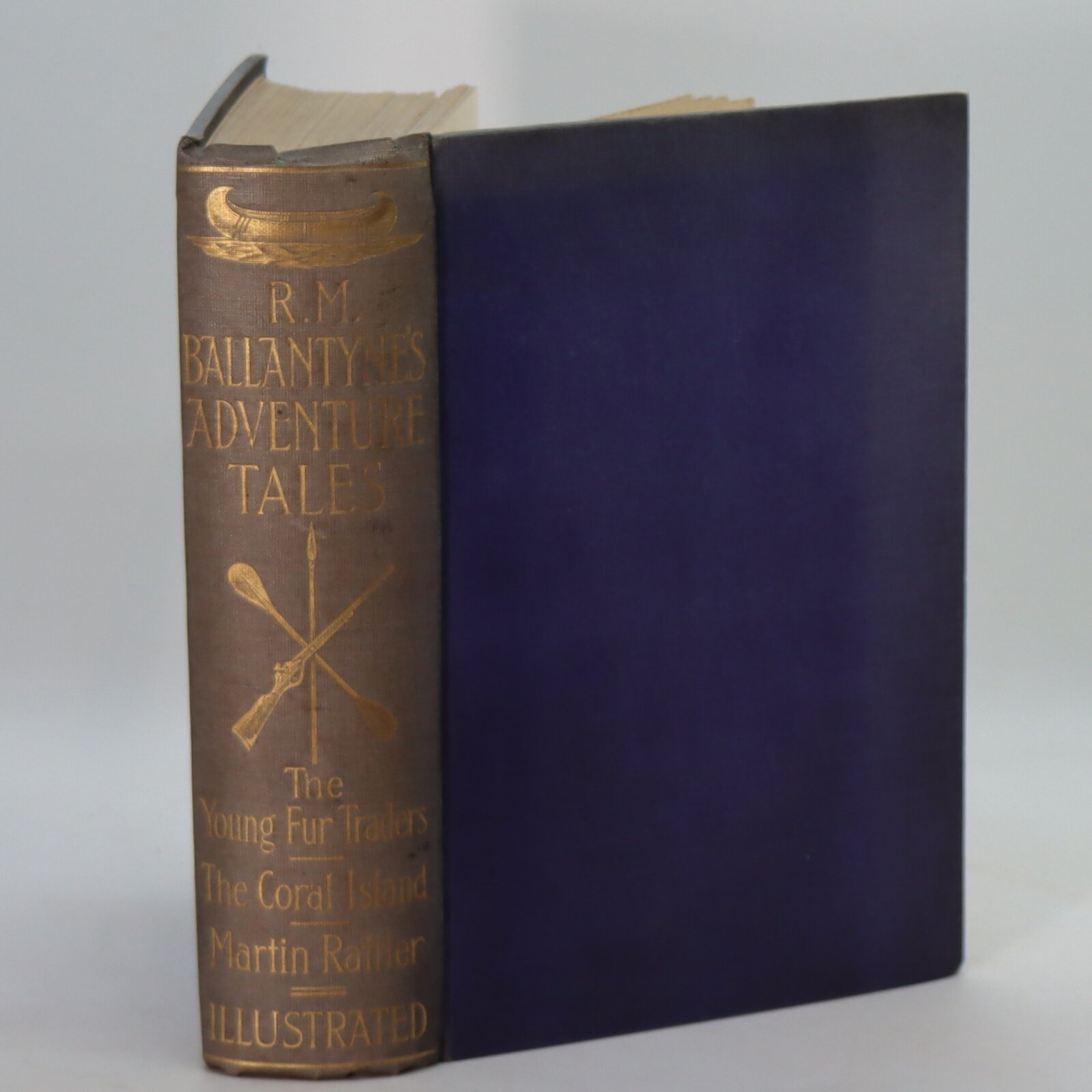 Photo of R M Ballantyne’s Adventure Tales.