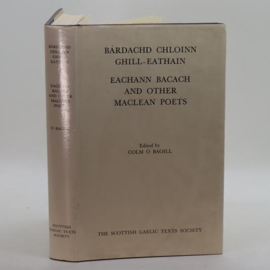 Eachann Bacach and Other McLean Poets.