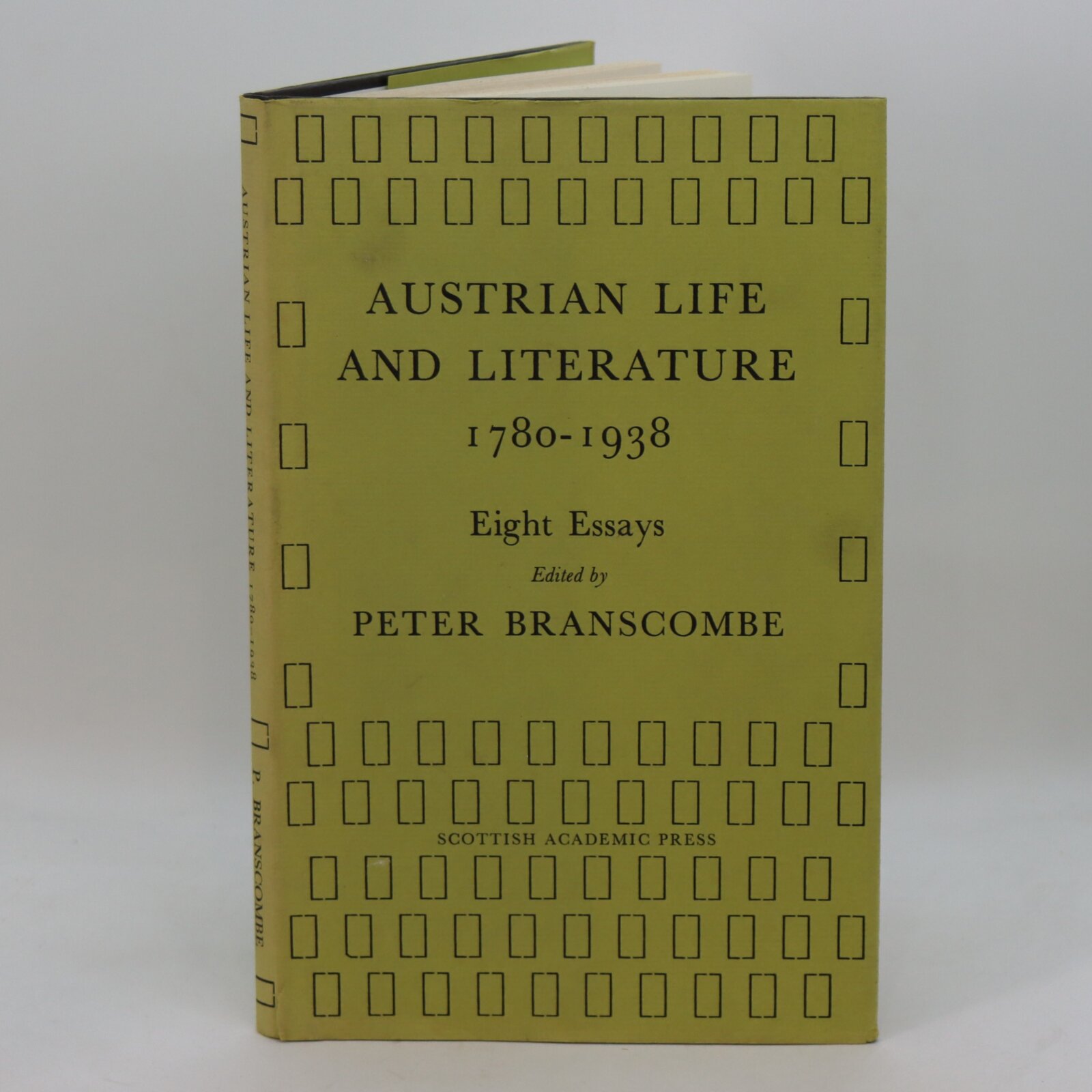 Austrian Life and Literature. 17801938. Frost Books and Artifacts