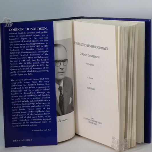 Gordon Donaldson. Her Majesty's Historiographer. 1913-1993. - Image 3