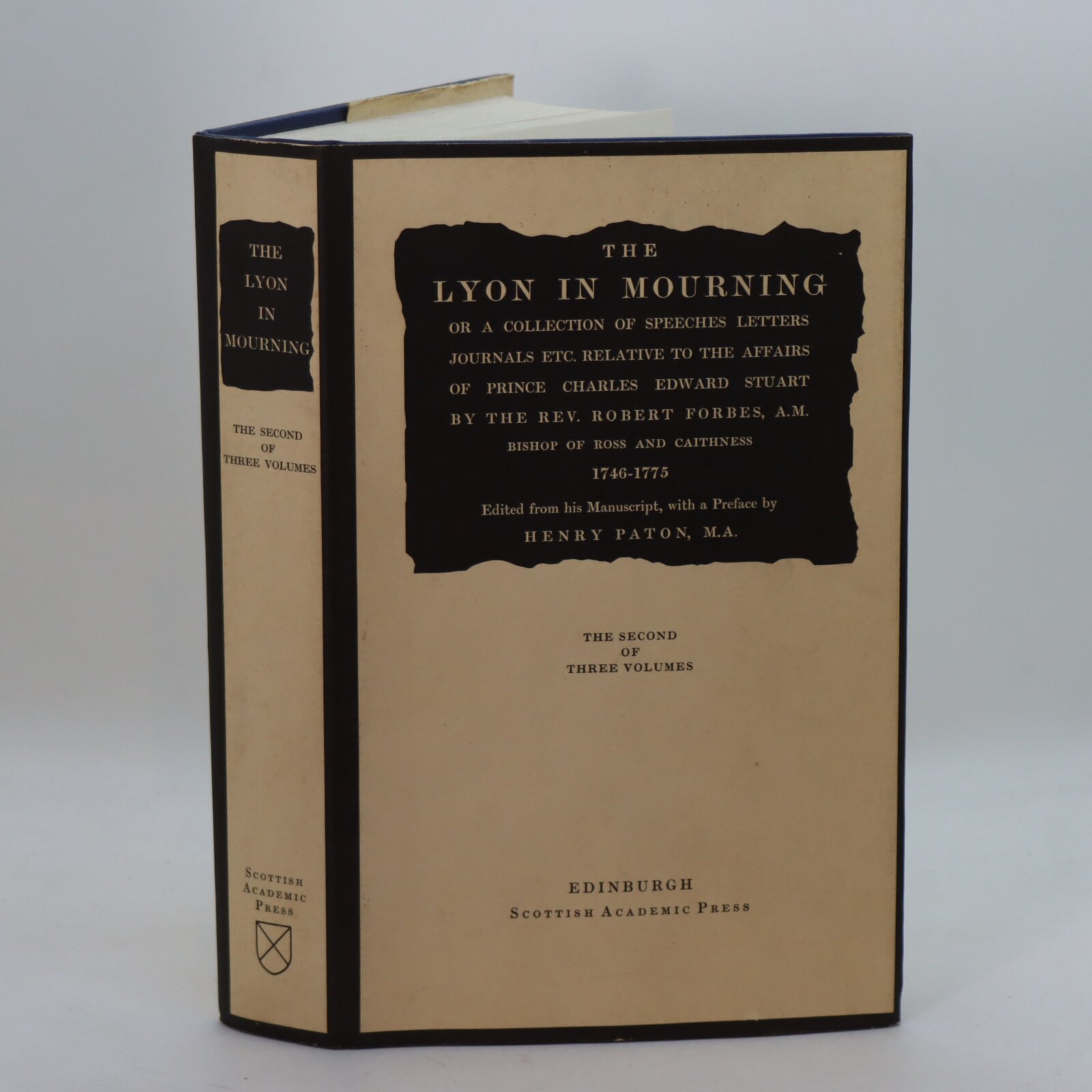 Photo of The Lyon in Mourning. Volume 2.