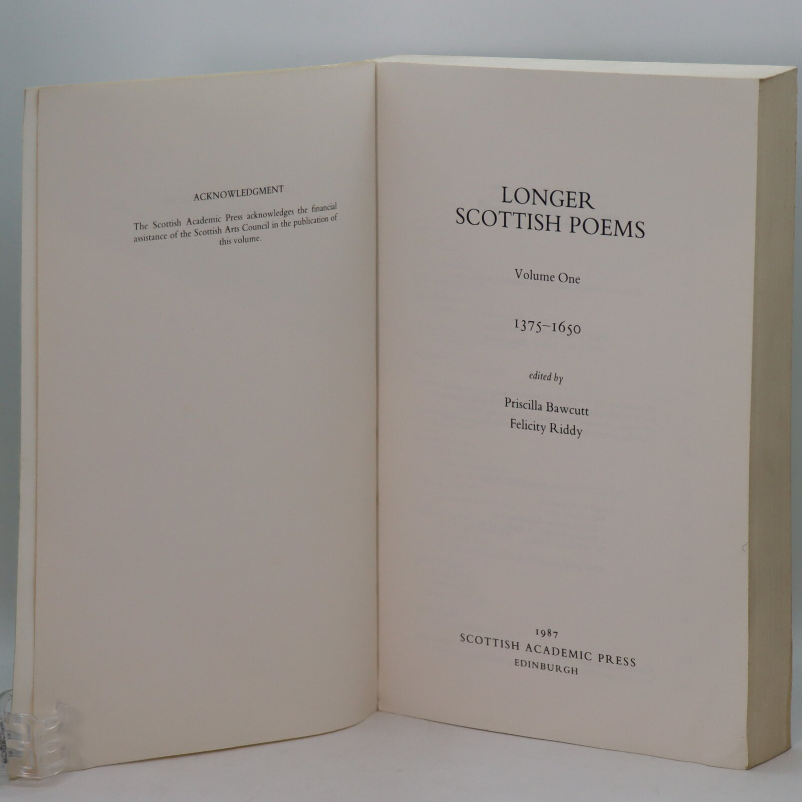 Longer Scottish Poems. Volume One. - Image 3