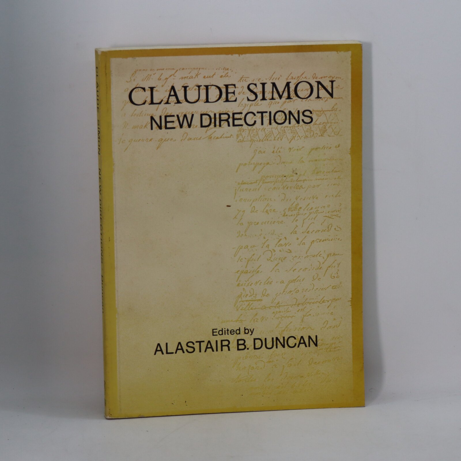 Photo of Claude Simon. New Directions.