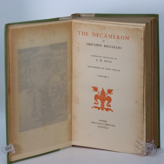 The Decameron. Volume I & II.  (Translated by J M Rigg) - Image 4