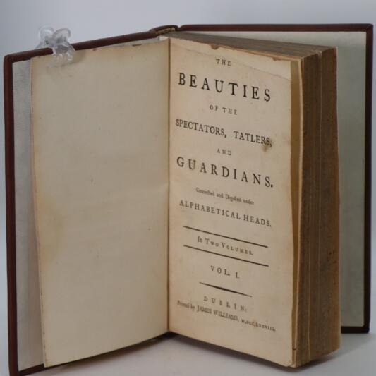 Beauties of the Spectator Etc. Volumes 1 & 2. - Image 3