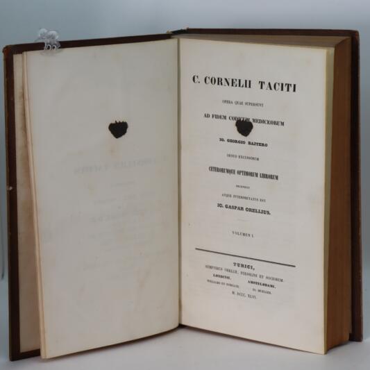 Tacitus Orellii. Volumes I & II. - Image 4