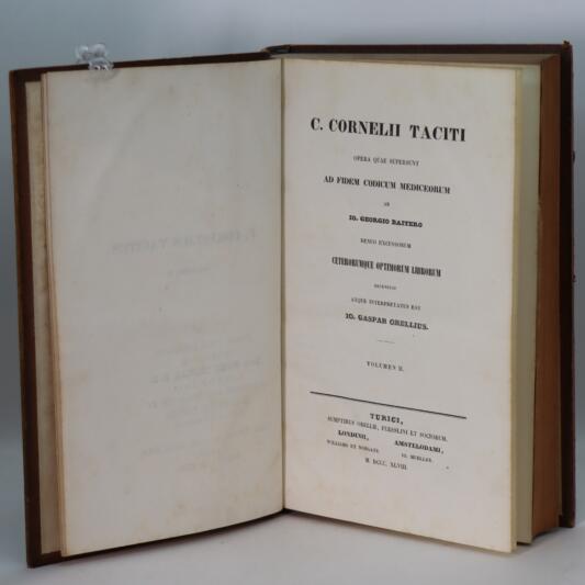 Tacitus Orellii. Volumes I & II. - Image 5