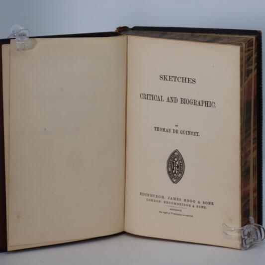 De Quincey's Sketches. - Image 3