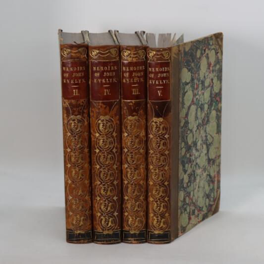 The Memoirs of John Evelyn. Volumes I, II, III, IV & V. - Image 2