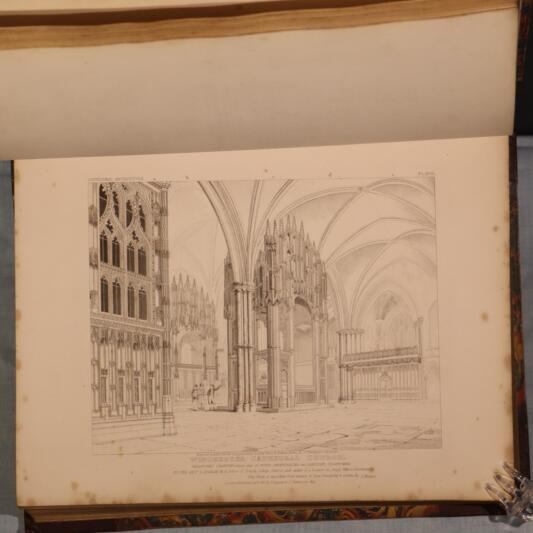 Britton's Cathedral Antiquities. Volumes I, II, III , IV & V. - Image 6