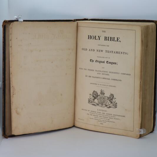 The Holy Bible. 1838.