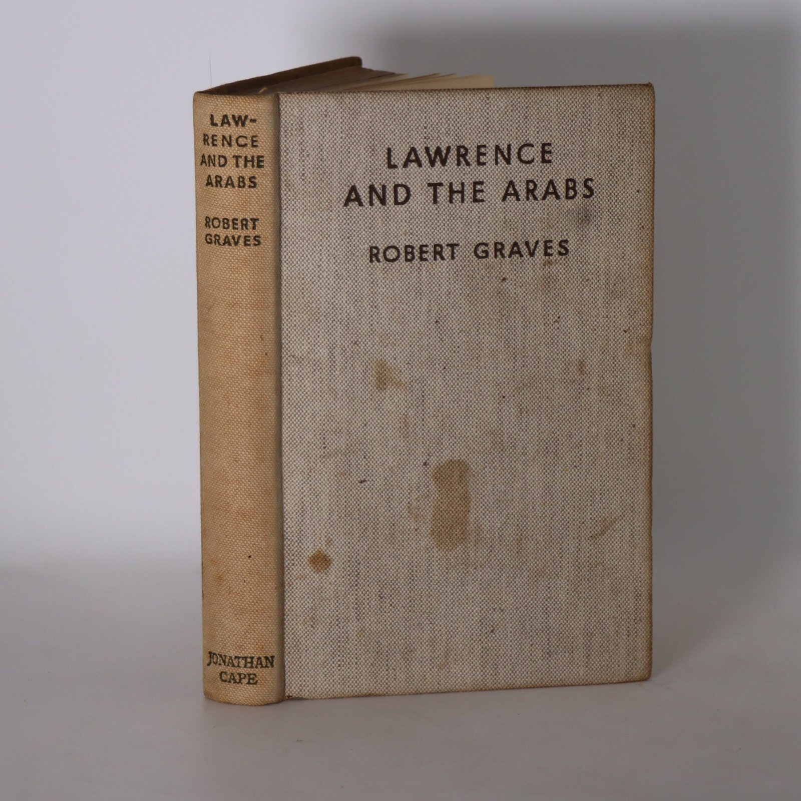 Photo of Lawrence and the Arabs.