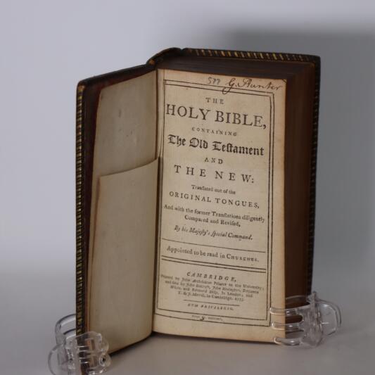 Holy Bible. 1775. James 1. - Image 3