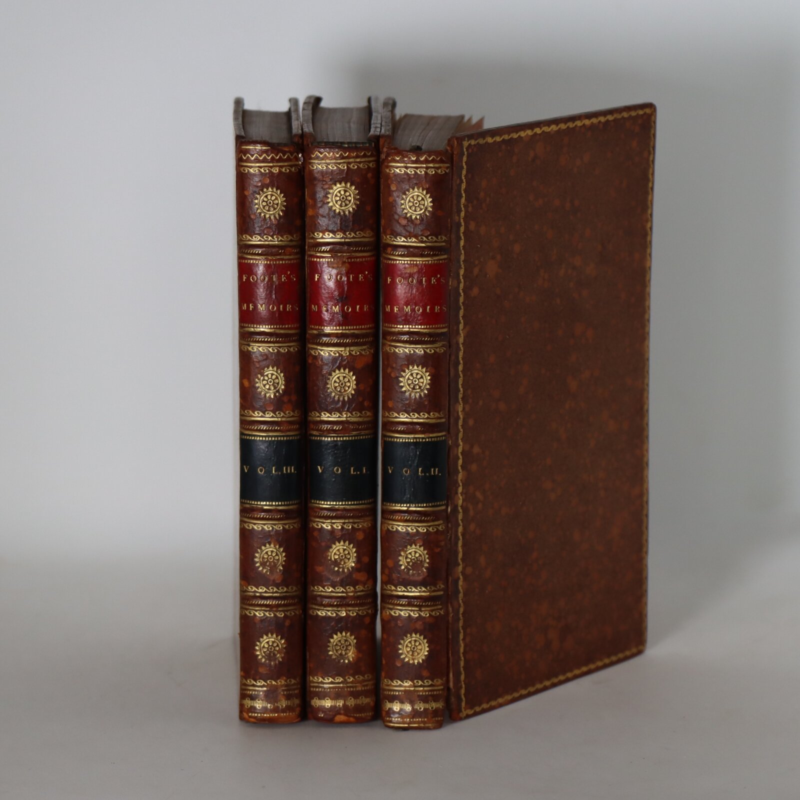 Photo of Foote’s Memoirs. Volumes I, II & III.