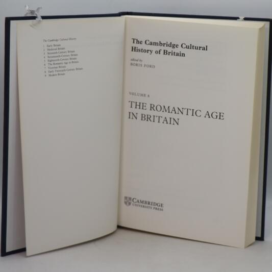 The Cambridge Cultural History of Britain. Volumes 1 to 9. - Image 6