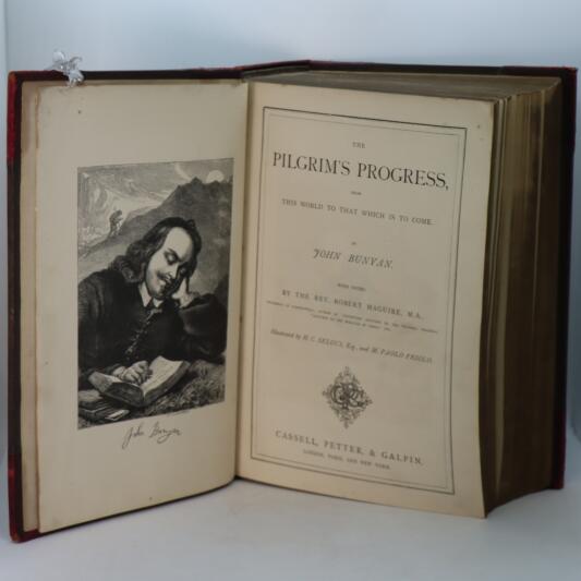 Bunyan's Pilgrim's Progress. Foxe's Book of Martyrs. - Image 3