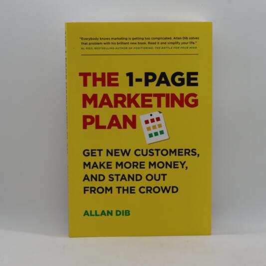 The 1-Page Marketing Plan.