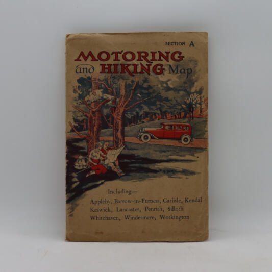 Motoring and Hiking Map. Section A.