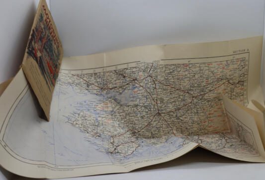 Motoring and Hiking Map. Section A. - Image 3