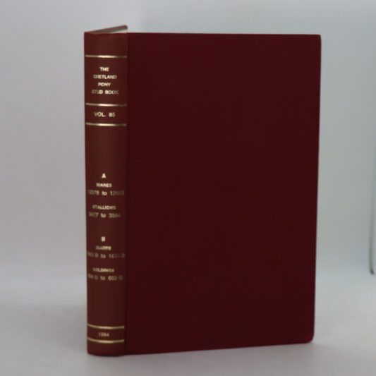 The Shetland Pony Stud Book. Volume 85.