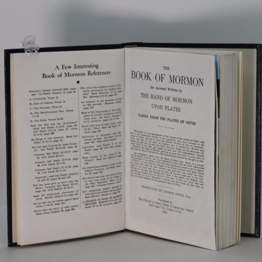 The Book of Mormon.