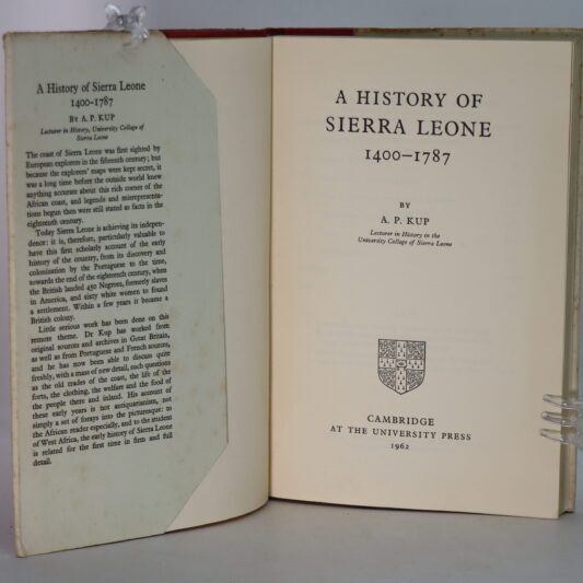 A History of Sierra Leone. 1400-1787. - Image 2