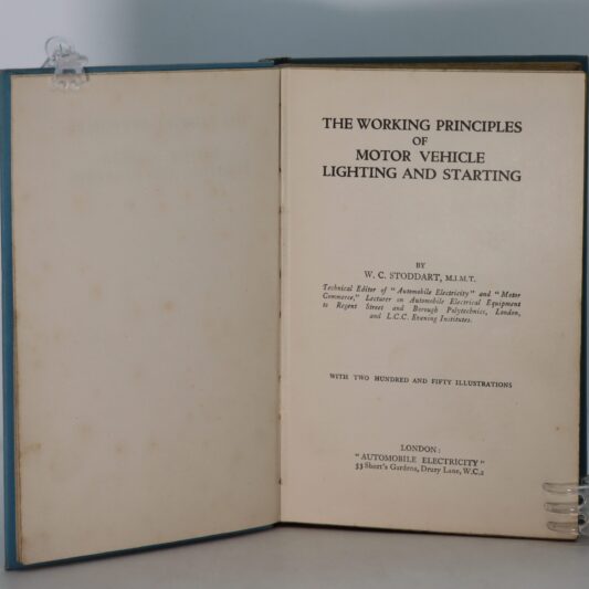 The Working Principles of Motor Vehicle Lighting and Starting. - Image 4
