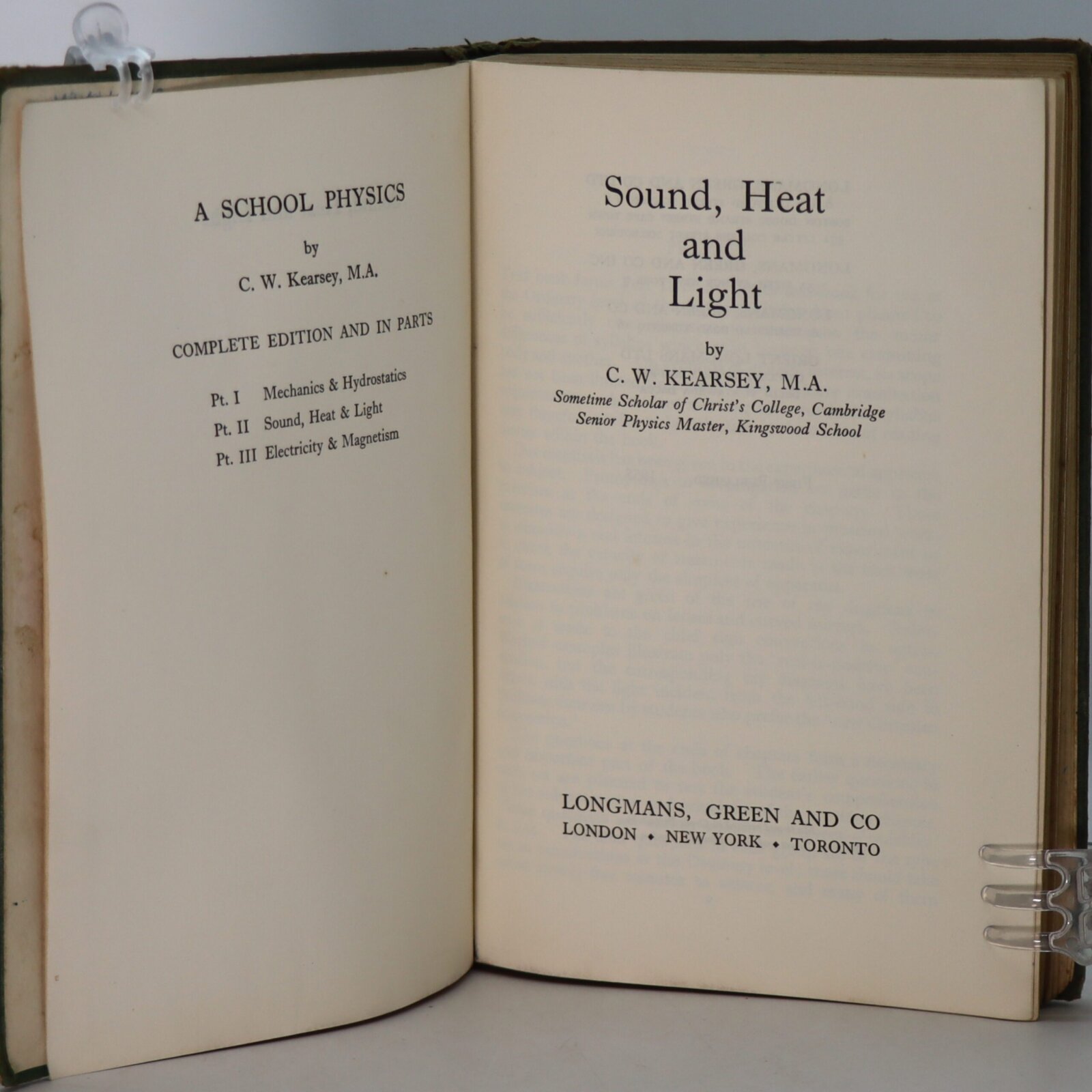 Photo of Sound, Heat and Light.