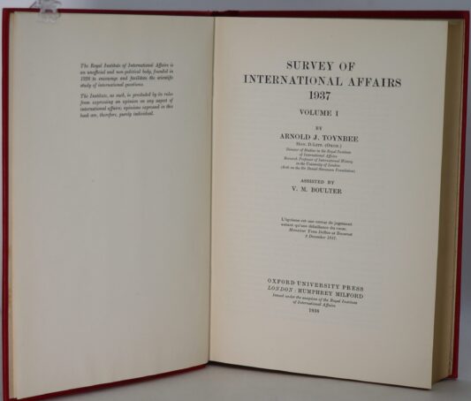 Survey of International Affairs. 1937. - Image 3