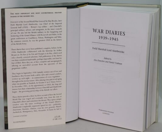 War Diaries. Field Marshal Lord Alanbrooke. - Image 2