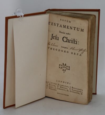 Novum Testamentum. 1781.