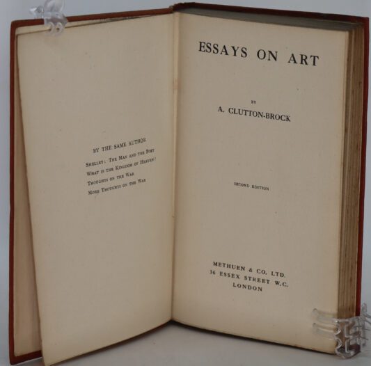 Essays on Art. - Image 3