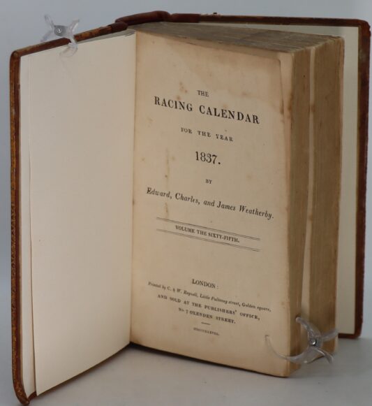 The Racing Calendar. 1837. - Image 3