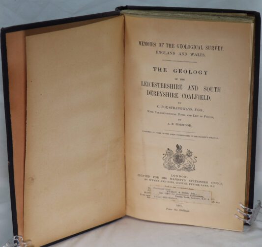The Geology of Leicestershire and South Derbyshire Coalfield. - Image 7