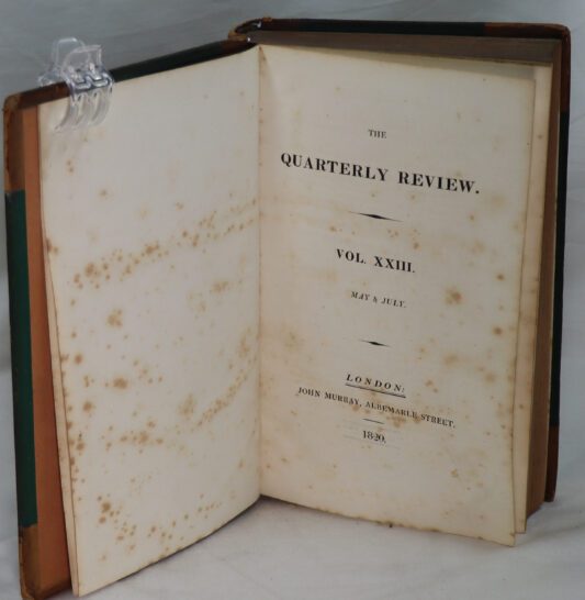 The Quarterly Review. Vol. 23. - Image 4