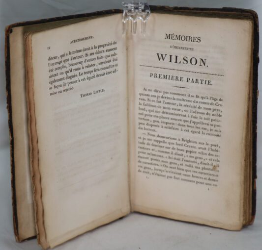 Memoires D'Henriette Wilson. Tome Premier. - Image 4