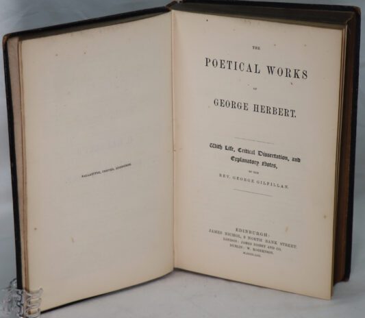 G. Herbert's Poetical Works. - Image 4