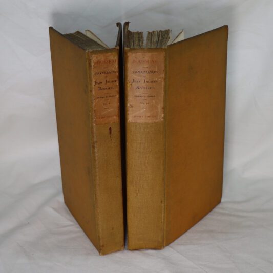 Confessions of Jean Rousseau. Volumes I &II.