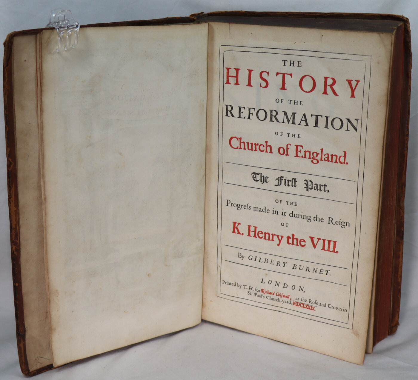 Photo of Burnett’s Reformation. Volume I.