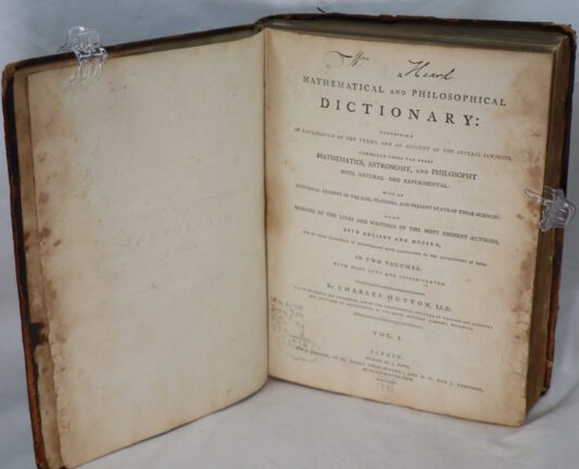 Hutton's Mathematical and Philosophical Dictionary in Two Volumes. - Image 6