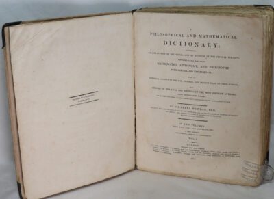 The Philosophical and Mathematical Dictionary. Vols.I & II.