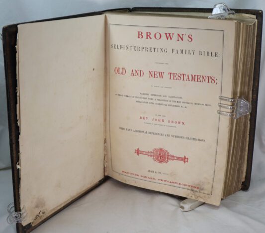 Brown's Self Interpreting Family Bible. - Image 6